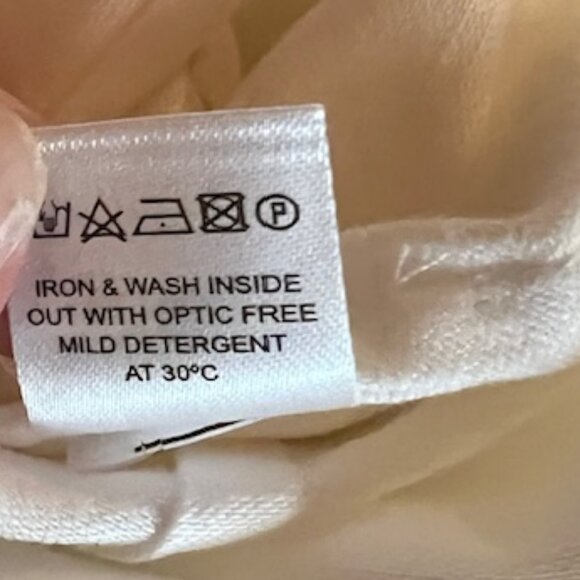 My Beachy Side x Emily in Paris Wide Leg Jumpsuit Small White Sailor Resort $450 - Picture 12 of 12